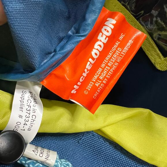 Early 2000s SpongeBob SquarePants Varsity Backpack School 2003 Nickelodeon VTG - Picture 8 of 10